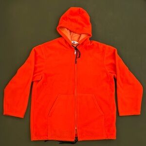 Vintage 80s MWG Orange Work Wear Fleece Union Made